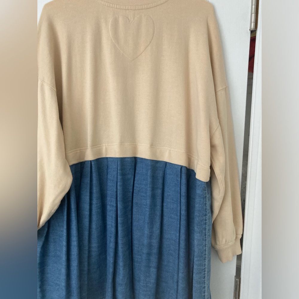 Free People Cream Knit Top